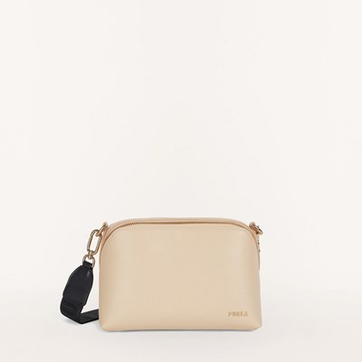 Furla Amica Crossbody Táska Női Rózsaszín Fekete | YV0587234