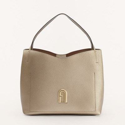 Furla Primula Hobó Táska Női Szürke Barna | KY6102548