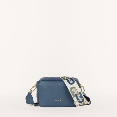Furla Real Crossbody Táska Női Kék | QC8674253