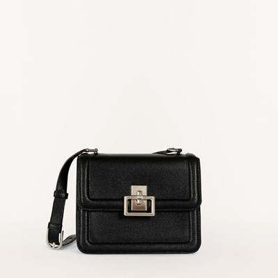 Furla Villa Crossbody Táska Női Fekete | ES4872506